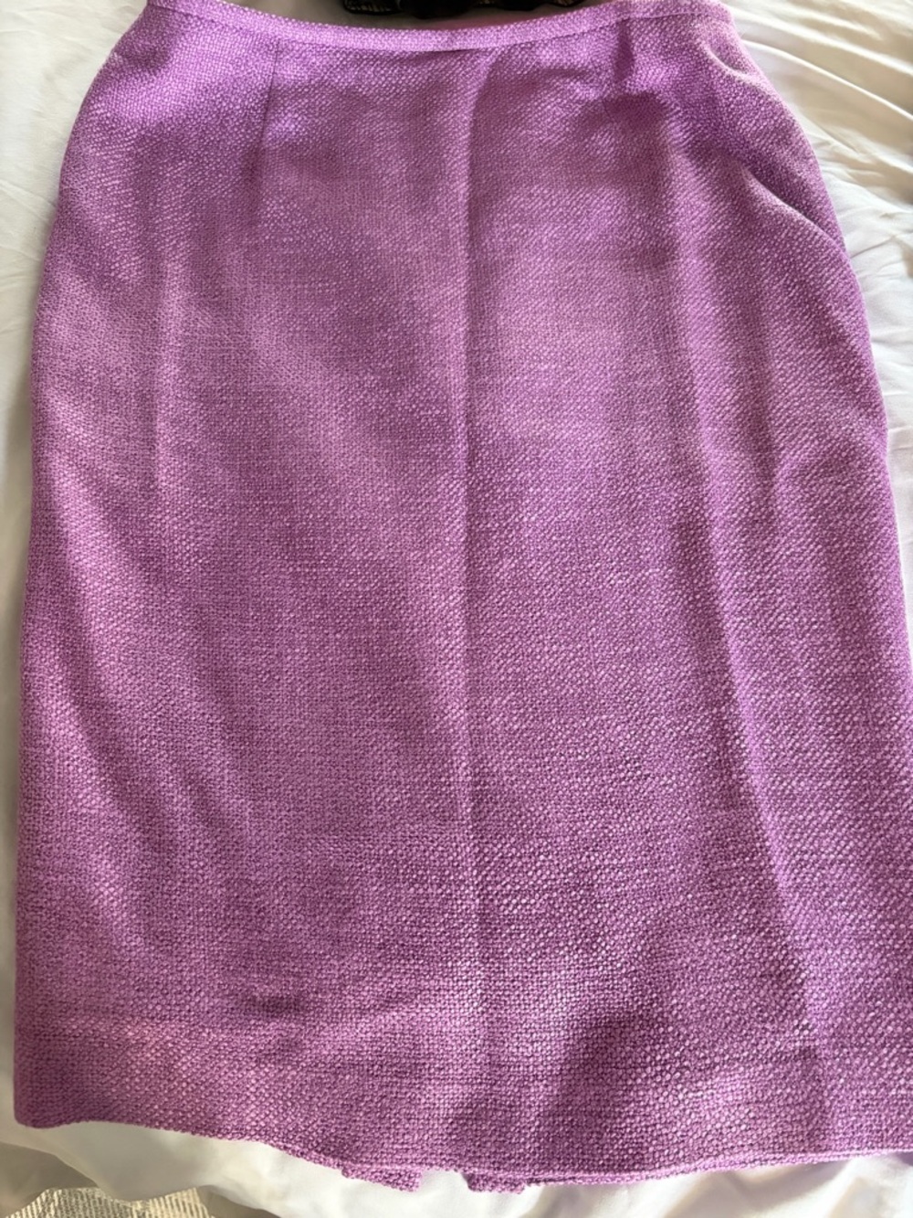 Lafayette 148 New York Lavender Textured Pencil Skirt